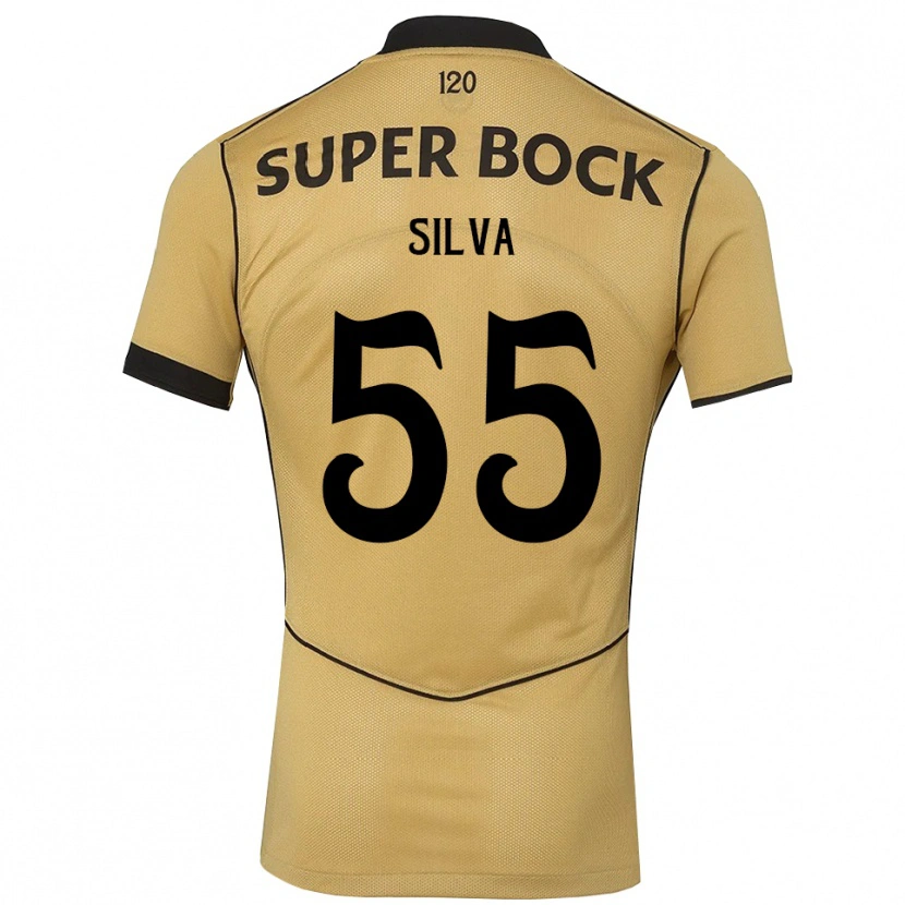 Danxen Męski José Silva #55 Goldenrod Czarny Wyjazdowa Koszulka 2026/27 Koszulki Klubowe
