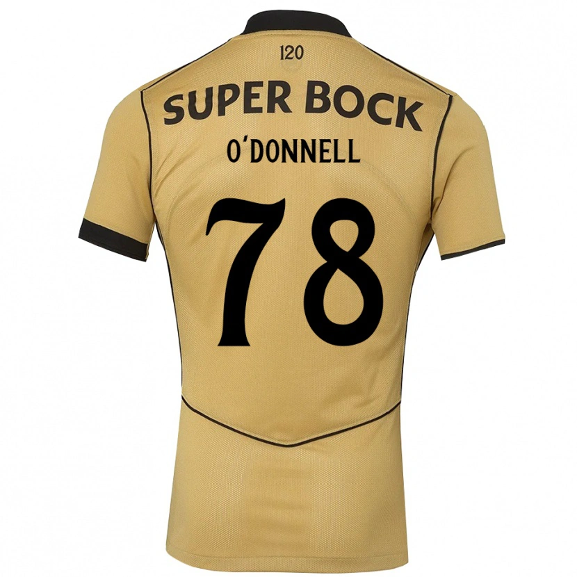 Danxen Męski Miri O'donnell #78 Goldenrod Czarny Wyjazdowa Koszulka 2026/27 Koszulki Klubowe