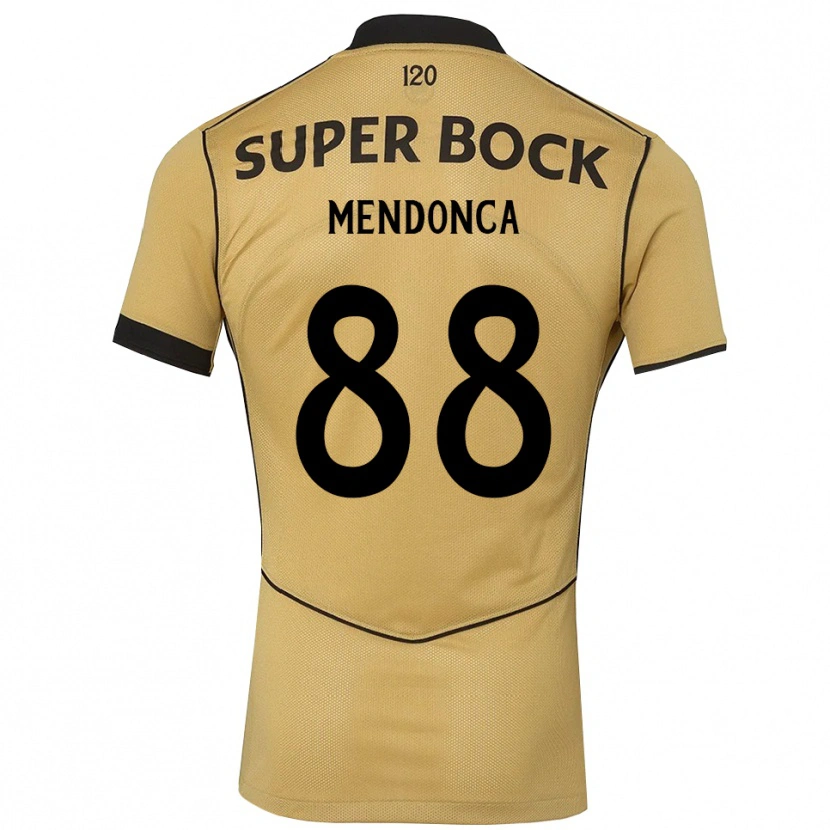 Danxen Męski Manuel Mendonça #88 Goldenrod Czarny Wyjazdowa Koszulka 2026/27 Koszulki Klubowe