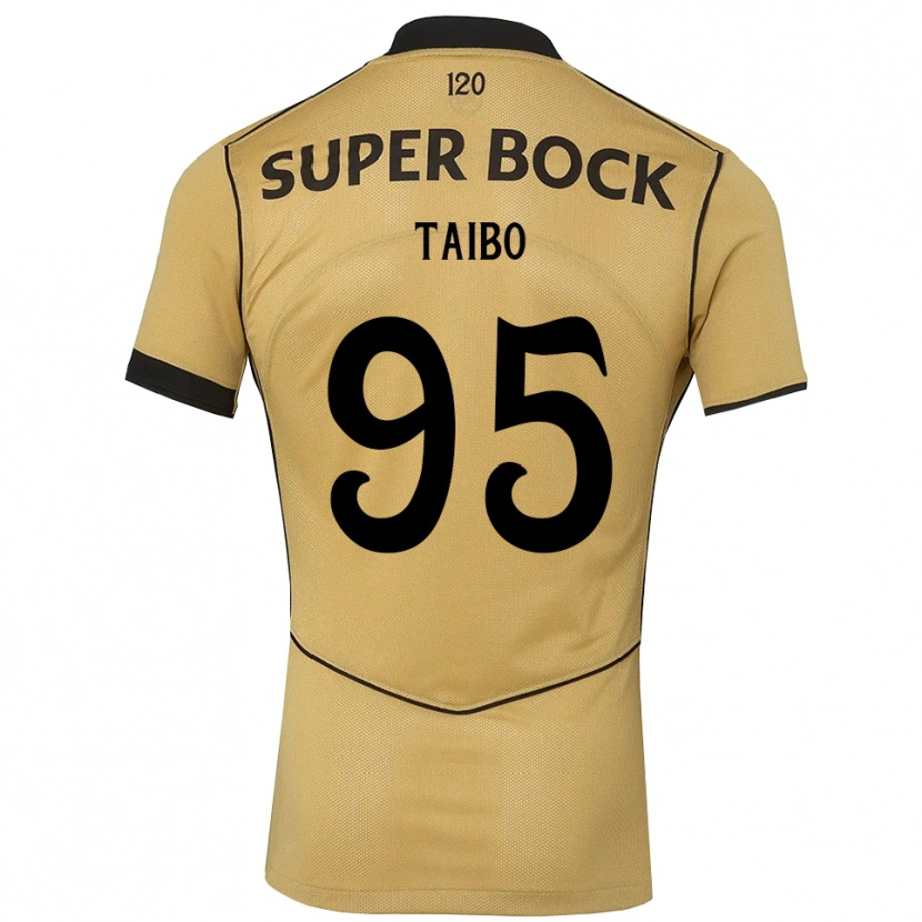 Danxen Męski Lucas Taibo #95 Goldenrod Czarny Wyjazdowa Koszulka 2026/27 Koszulki Klubowe
