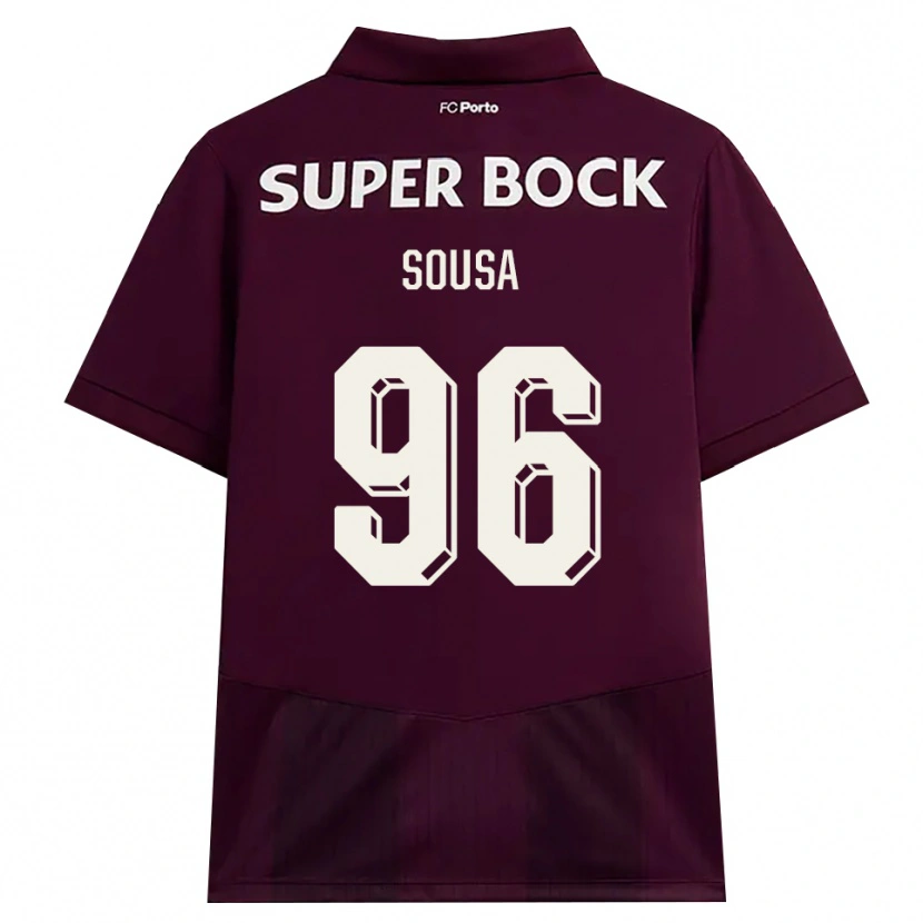 Danxen Męski Filipe Sousa #96 Bordowy Biały Wyjazdowa Koszulka 2026/27 Koszulki Klubowe