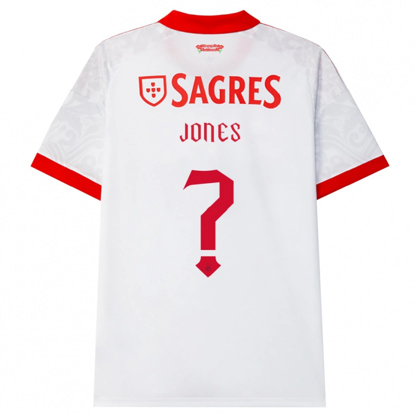 Danxen Męski Jaylen Jones #0 Biały Czerwony Żółty Wyjazdowa Koszulka 2026/27 Koszulki Klubowe