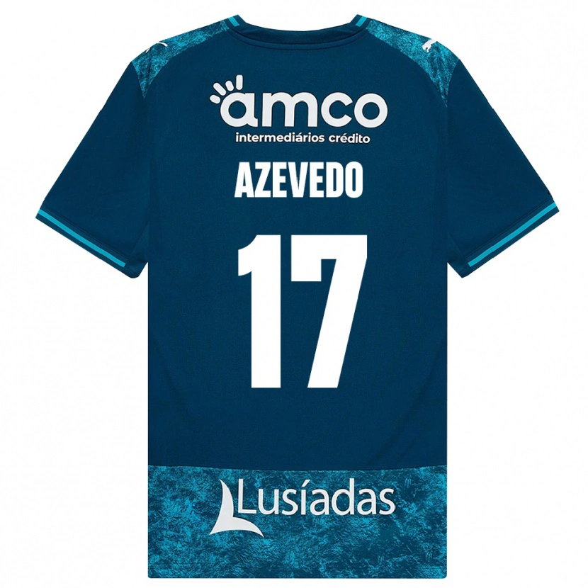 Danxen Męski Mariana Azevedo #17 Darkslategray Średni Turkus Wyjazdowa Koszulka 2026/27 Koszulki Klubowe