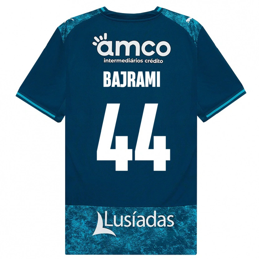 Danxen Męski Adrian Bajrami #44 Darkslategray Średni Turkus Wyjazdowa Koszulka 2026/27 Koszulki Klubowe