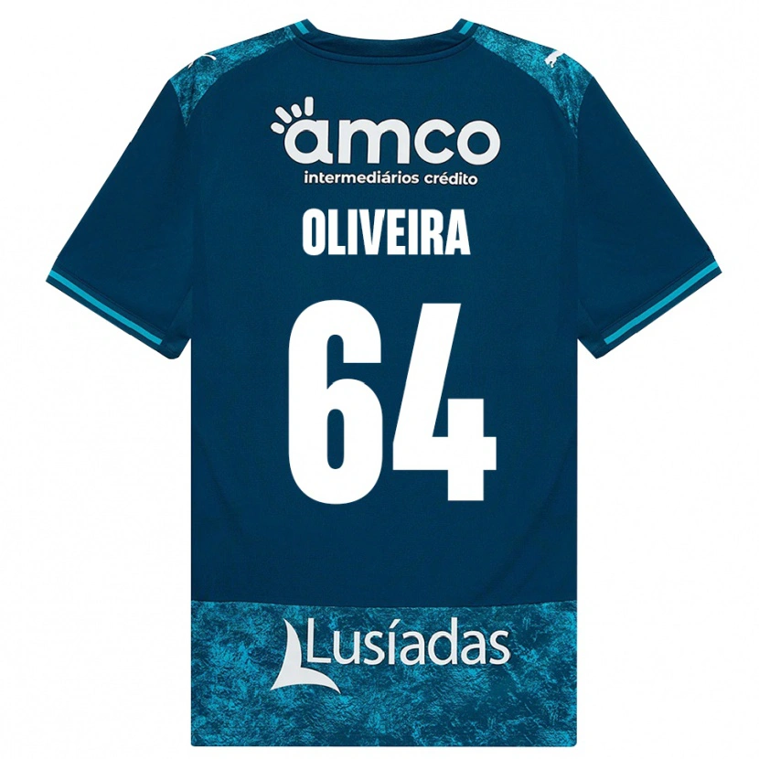 Danxen Męski Lucas Oliveira #64 Darkslategray Średni Turkus Wyjazdowa Koszulka 2026/27 Koszulki Klubowe