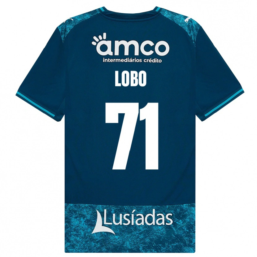 Danxen Męski Diogo Lobo #71 Darkslategray Średni Turkus Wyjazdowa Koszulka 2026/27 Koszulki Klubowe