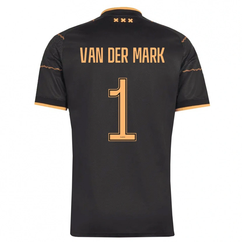 Danxen Męski Jesper Van Der Mark #1 Czarny Pomarańczowy Wyjazdowa Koszulka 2026/27 Koszulki Klubowe