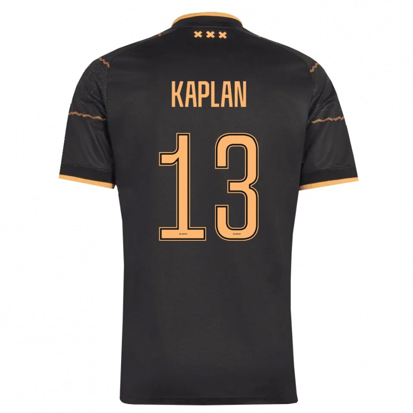 Danxen Męski Ahmetcan Kaplan #13 Czarny Pomarańczowy Wyjazdowa Koszulka 2026/27 Koszulki Klubowe