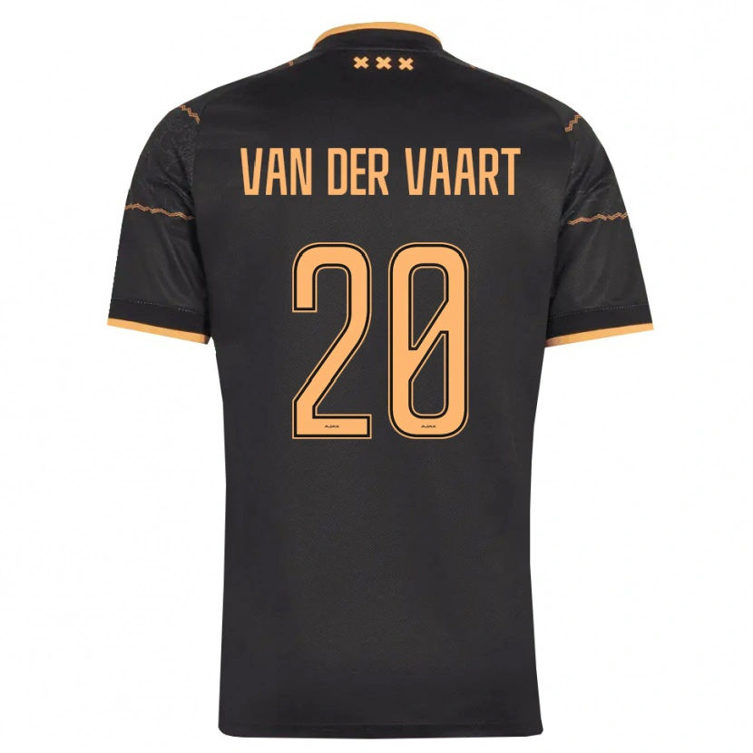 Danxen Męski Damian Van Der Vaart #20 Czarny Pomarańczowy Wyjazdowa Koszulka 2026/27 Koszulki Klubowe