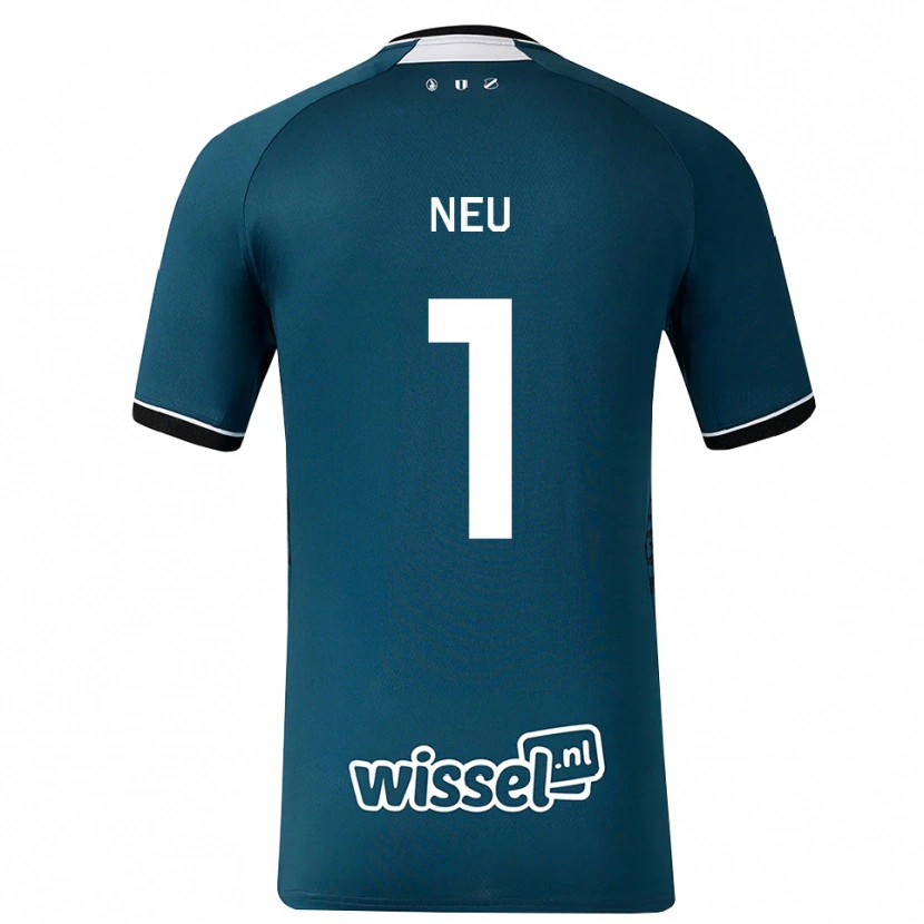 Danxen Męski Luca Neu #1 Darkslategray Biały Wyjazdowa Koszulka 2026/27 Koszulki Klubowe