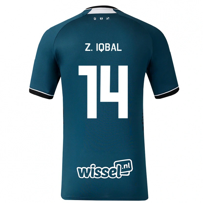 Danxen Męski Zidane Iqbal #14 Darkslategray Biały Wyjazdowa Koszulka 2026/27 Koszulki Klubowe