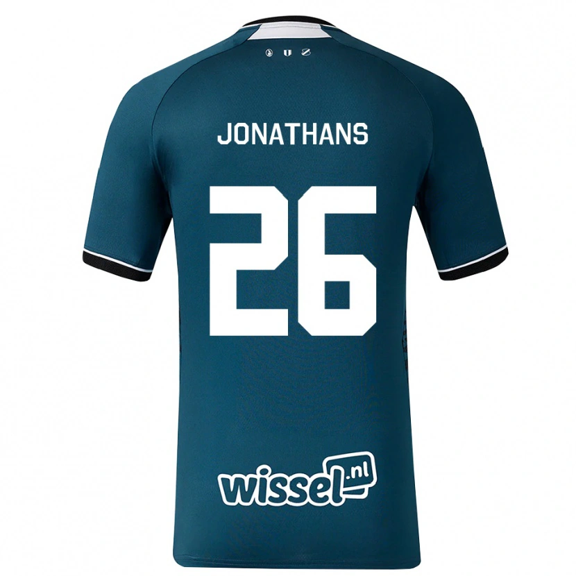 Danxen Męski Miliano Jonathans #26 Darkslategray Biały Wyjazdowa Koszulka 2026/27 Koszulki Klubowe