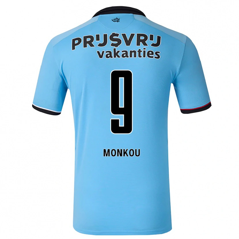 Danxen Męski Dugary Monkou #9 Głęboki Niebieski Czarny Czerwony Wyjazdowa Koszulka 2026/27 Koszulki Klubowe