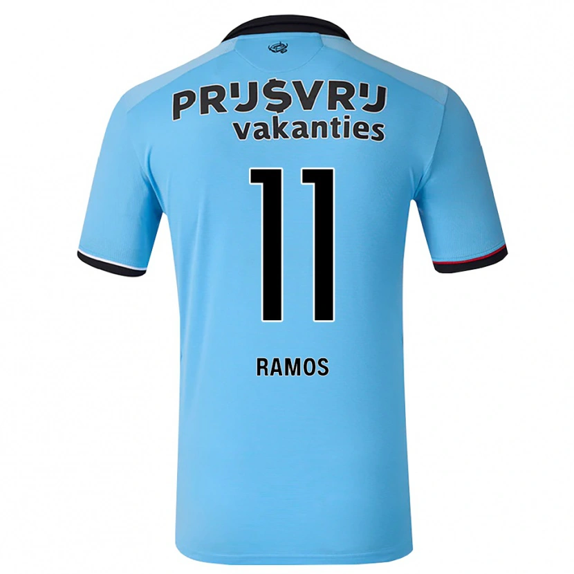 Danxen Męski Dimayro Ramos #11 Głęboki Niebieski Czarny Czerwony Wyjazdowa Koszulka 2026/27 Koszulki Klubowe