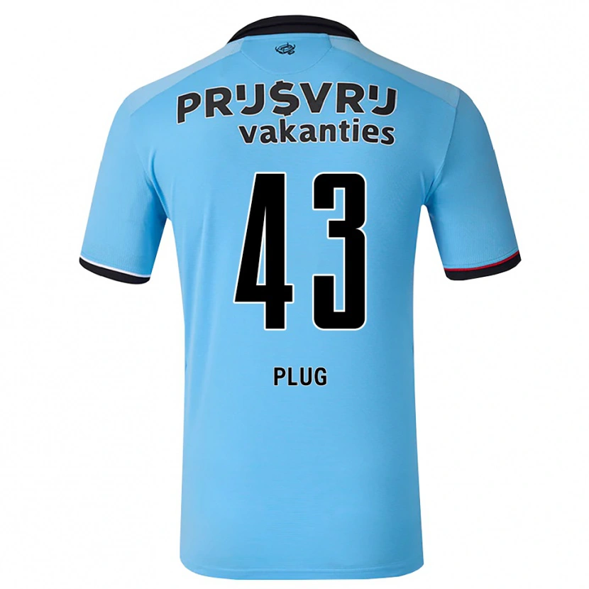 Danxen Męski Jan Plug #43 Głęboki Niebieski Czarny Czerwony Wyjazdowa Koszulka 2026/27 Koszulki Klubowe