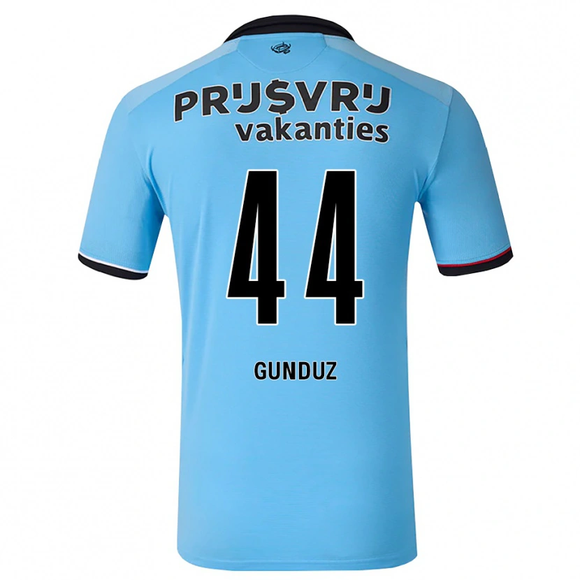 Danxen Męski Omer Gunduz #44 Głęboki Niebieski Czarny Czerwony Wyjazdowa Koszulka 2026/27 Koszulki Klubowe