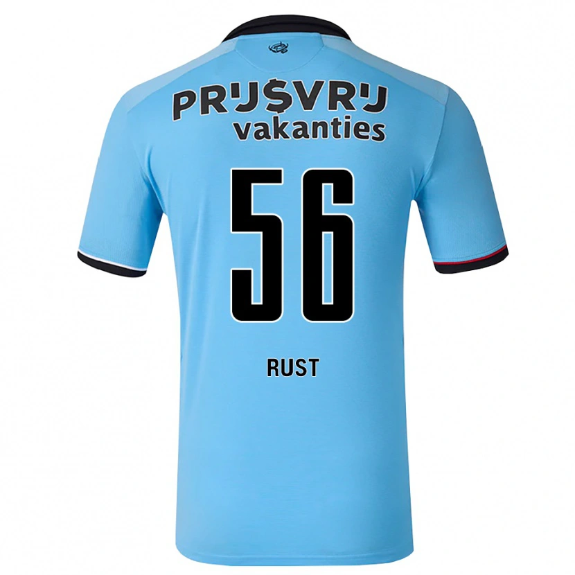 Danxen Męski Fabiano Rust #56 Głęboki Niebieski Czarny Czerwony Wyjazdowa Koszulka 2026/27 Koszulki Klubowe
