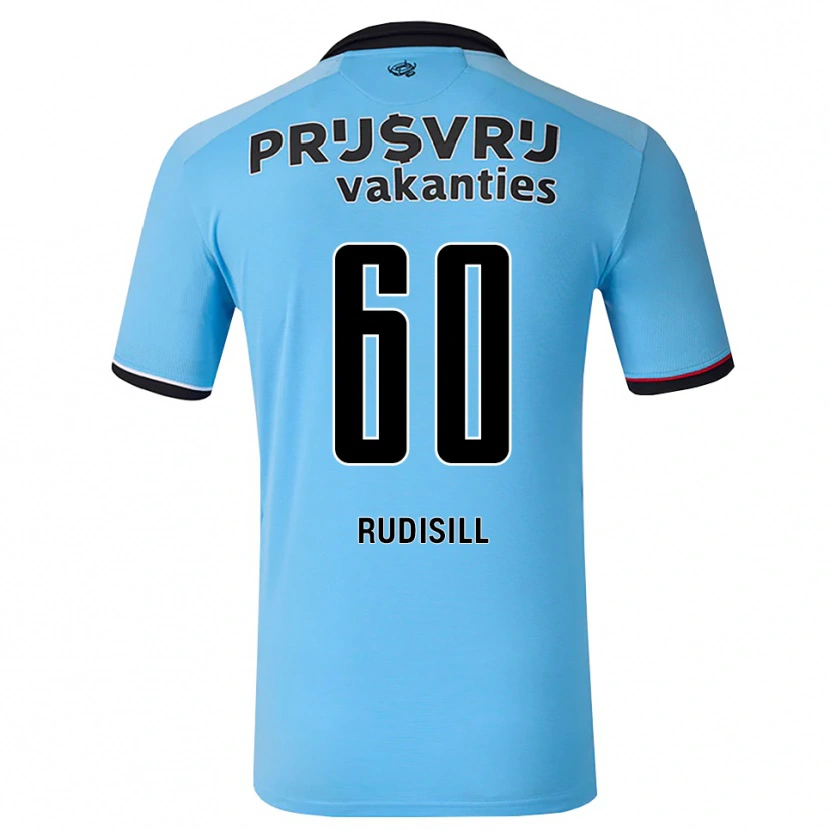 Danxen Męski Paulo Rudisill #60 Głęboki Niebieski Czarny Czerwony Wyjazdowa Koszulka 2026/27 Koszulki Klubowe