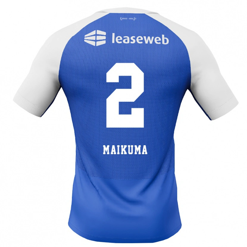 Danxen Męski Seiya Maikuma #2 Niebieski Królewski Czerwony Biały Wyjazdowa Koszulka 2026/27 Koszulki Klubowe
