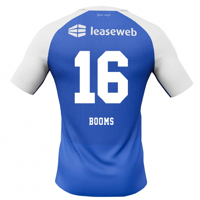 Danxen Męski Trinette Booms #16 Niebieski Królewski Czerwony Biały Wyjazdowa Koszulka 2026/27 Koszulki Klubowe