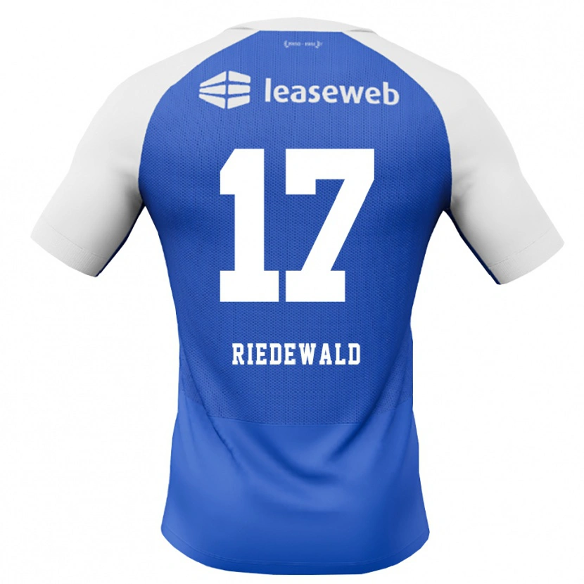 Danxen Męski Kenzo Riedewald #17 Niebieski Królewski Czerwony Biały Wyjazdowa Koszulka 2026/27 Koszulki Klubowe