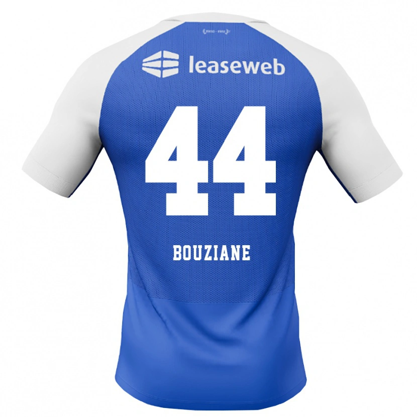Danxen Męski Wassim Bouziane #44 Niebieski Królewski Czerwony Biały Wyjazdowa Koszulka 2026/27 Koszulki Klubowe