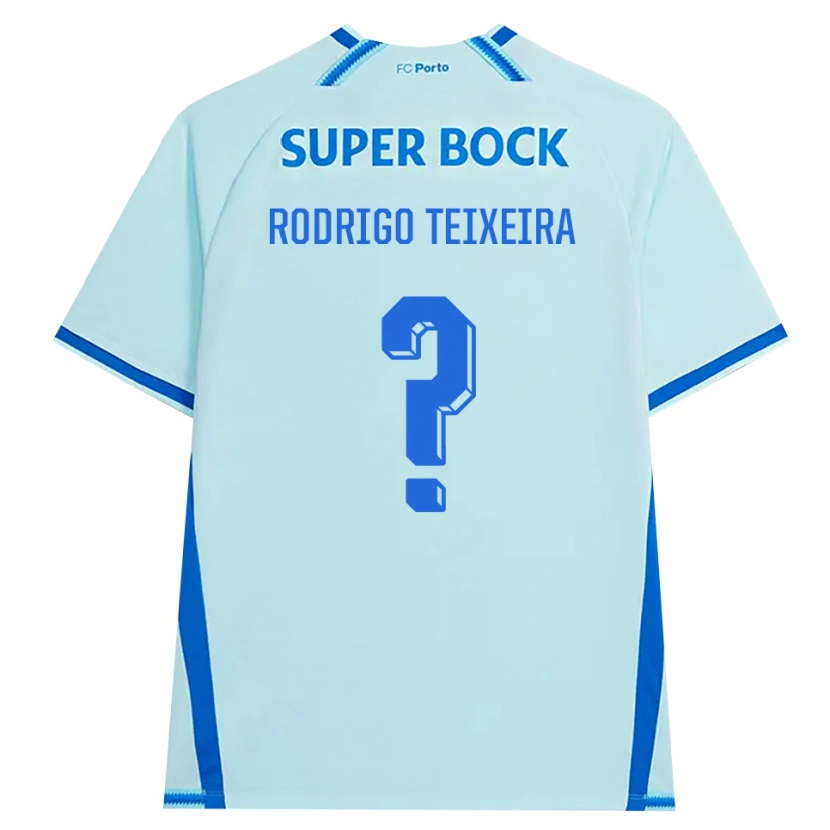 Danxen Męski Rodrigo Teixeira #0 Jasny Cyjan Niebieski Trzeci Komplet Koszulka 2026/27 Koszulki Klubowe