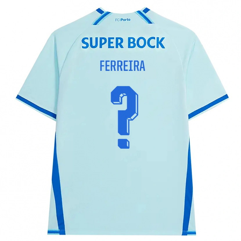 Danxen Męski Matteo Ferreira #0 Jasny Cyjan Niebieski Trzeci Komplet Koszulka 2026/27 Koszulki Klubowe