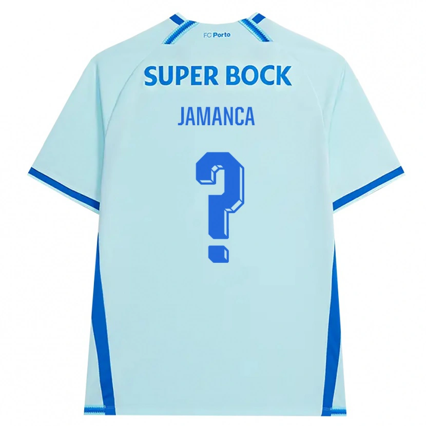 Danxen Męski Tcherno Jamanca #0 Jasny Cyjan Niebieski Trzeci Komplet Koszulka 2026/27 Koszulki Klubowe