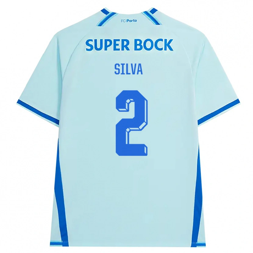 Danxen Męski Marco Silva #2 Jasny Cyjan Niebieski Trzeci Komplet Koszulka 2026/27 Koszulki Klubowe