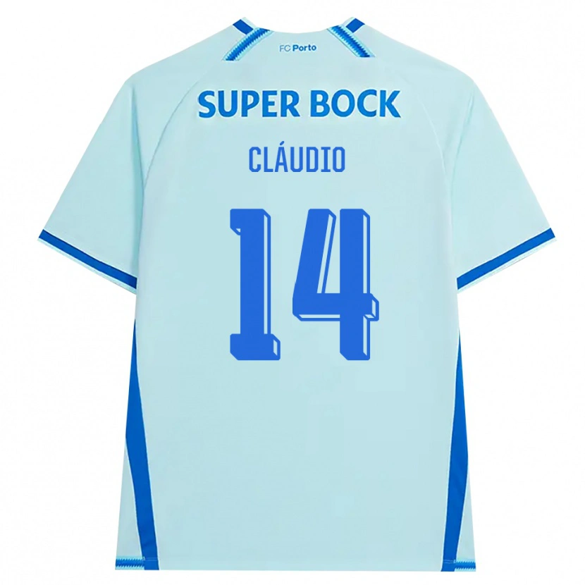 Danxen Męski Cláudio Ramos #14 Jasny Cyjan Niebieski Trzeci Komplet Koszulka 2026/27 Koszulki Klubowe