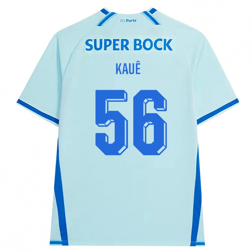 Danxen Męski Kauê Rodrigues Pessanha #56 Jasny Cyjan Niebieski Trzeci Komplet Koszulka 2026/27 Koszulki Klubowe