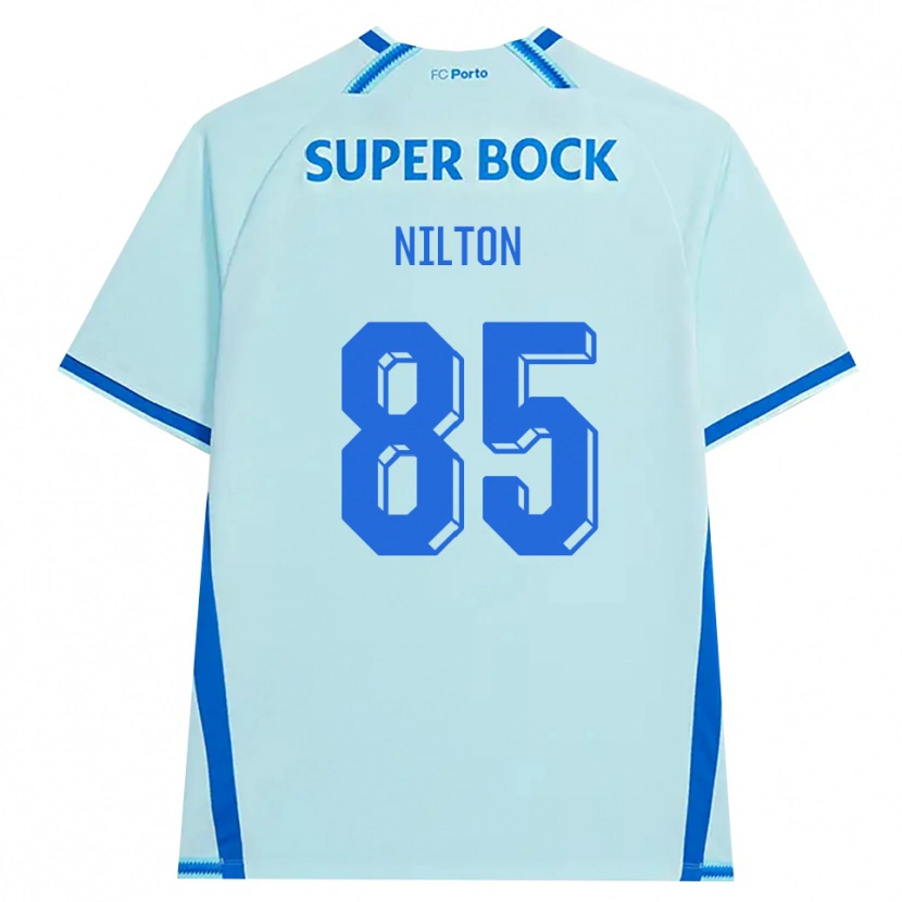 Danxen Męski Nilton #85 Jasny Cyjan Niebieski Trzeci Komplet Koszulka 2026/27 Koszulki Klubowe