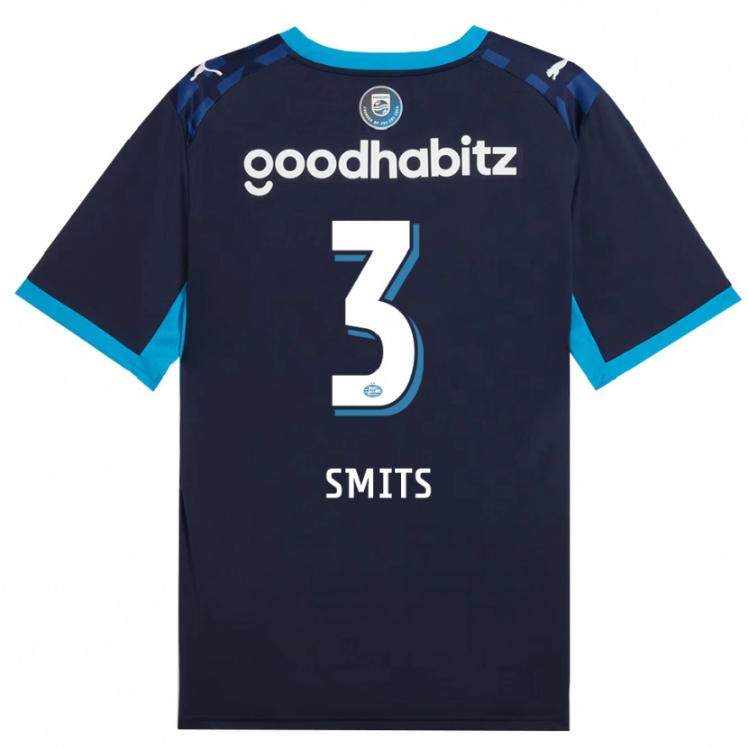 Danxen Męski Thomas Smits #3 Niebieski Królewski Niebieski Trzeci Komplet Koszulka 2026/27 Koszulki Klubowe