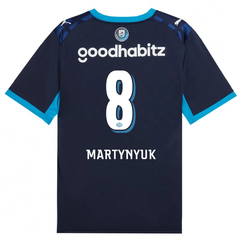Danxen Męski Anton Martynyuk #8 Niebieski Królewski Niebieski Trzeci Komplet Koszulka 2026/27 Koszulki Klubowe