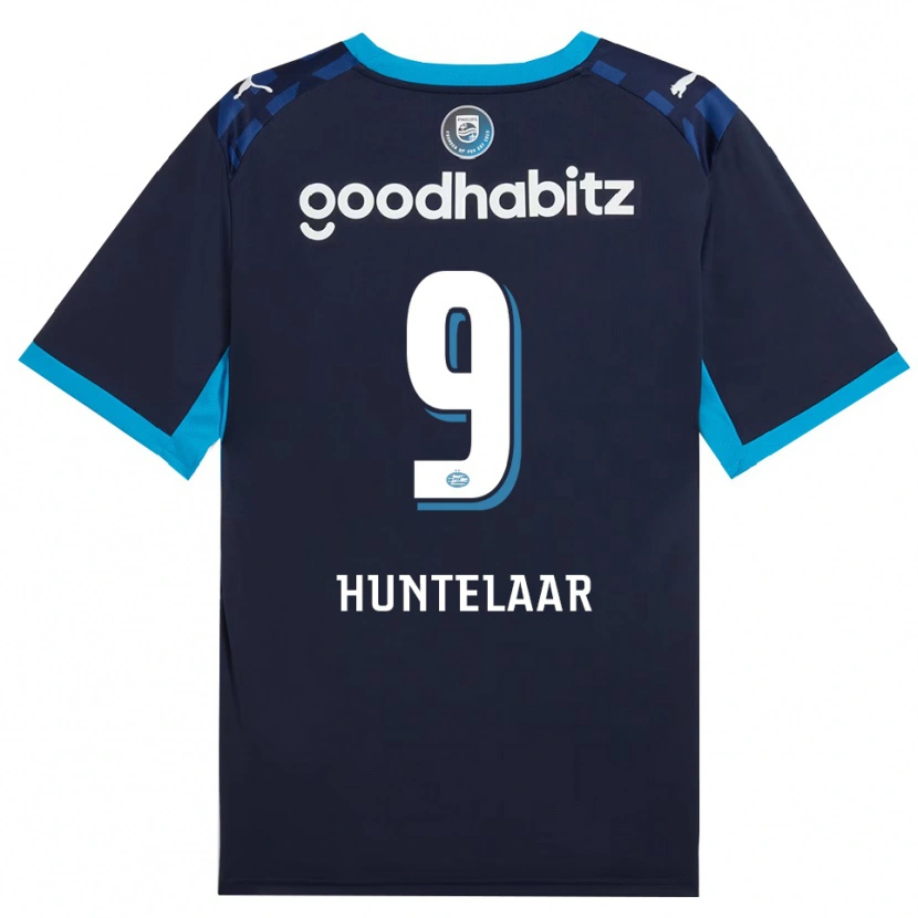 Danxen Męski Seb Huntelaar #9 Niebieski Królewski Niebieski Trzeci Komplet Koszulka 2026/27 Koszulki Klubowe