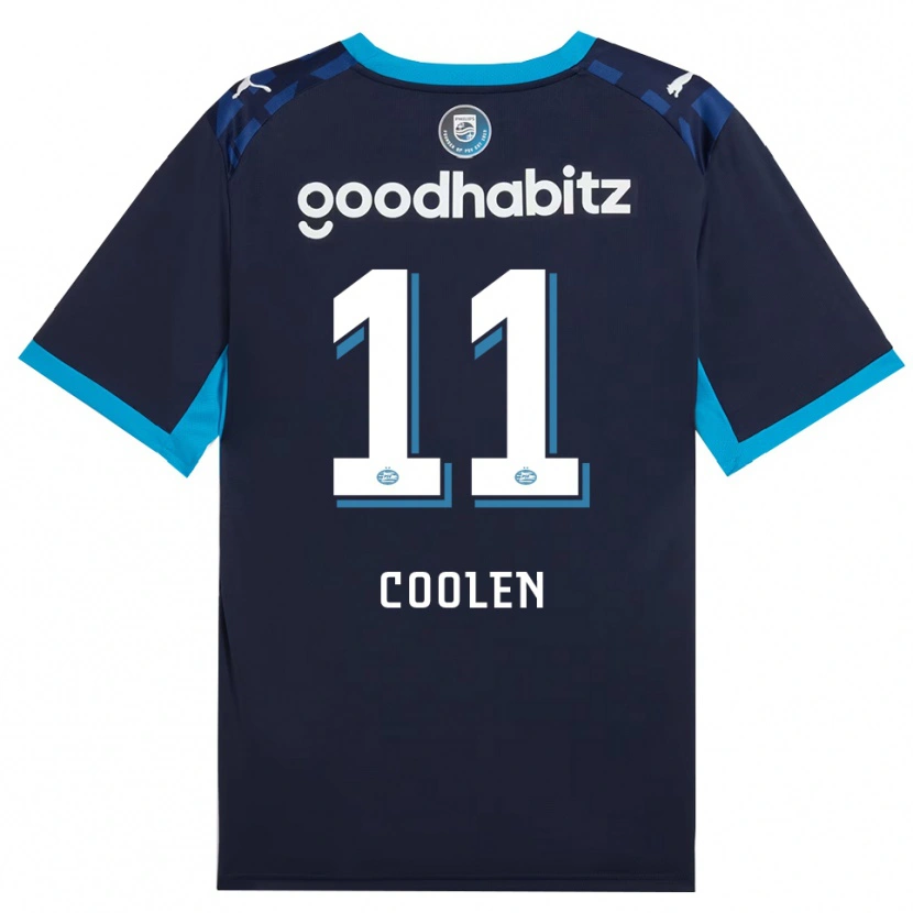 Danxen Męski Nadia Coolen #11 Niebieski Królewski Niebieski Trzeci Komplet Koszulka 2026/27 Koszulki Klubowe