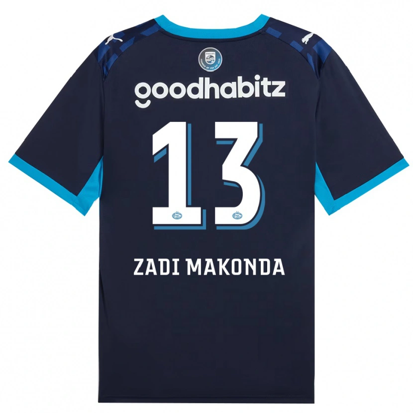 Danxen Męski David Zadi Makonda #13 Niebieski Królewski Niebieski Trzeci Komplet Koszulka 2026/27 Koszulki Klubowe