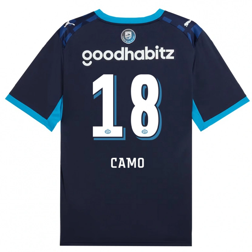 Danxen Męski Adin Camo #18 Niebieski Królewski Niebieski Trzeci Komplet Koszulka 2026/27 Koszulki Klubowe