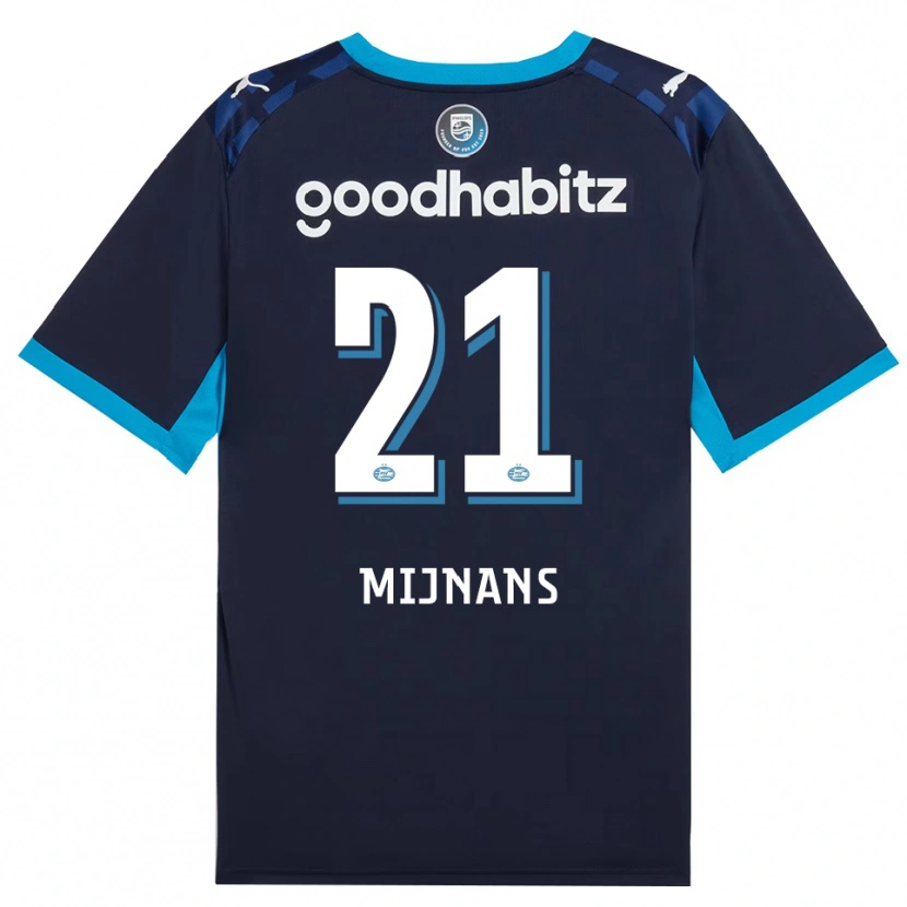 Danxen Męski Sven Mijnans #21 Niebieski Królewski Niebieski Trzeci Komplet Koszulka 2026/27 Koszulki Klubowe