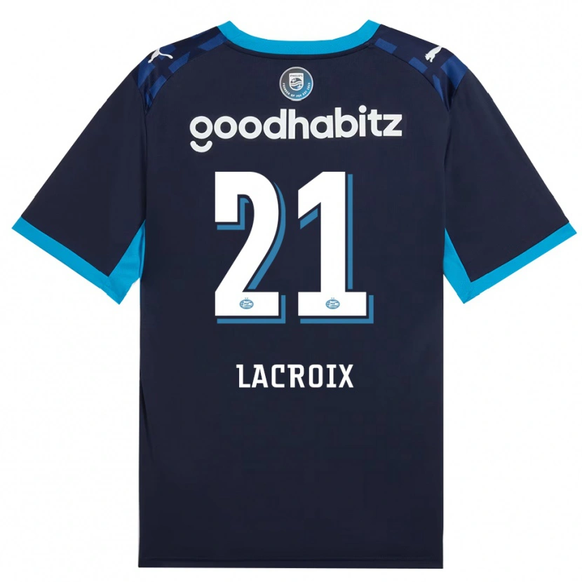 Danxen Męski Robine Lacroix #21 Niebieski Królewski Niebieski Trzeci Komplet Koszulka 2026/27 Koszulki Klubowe