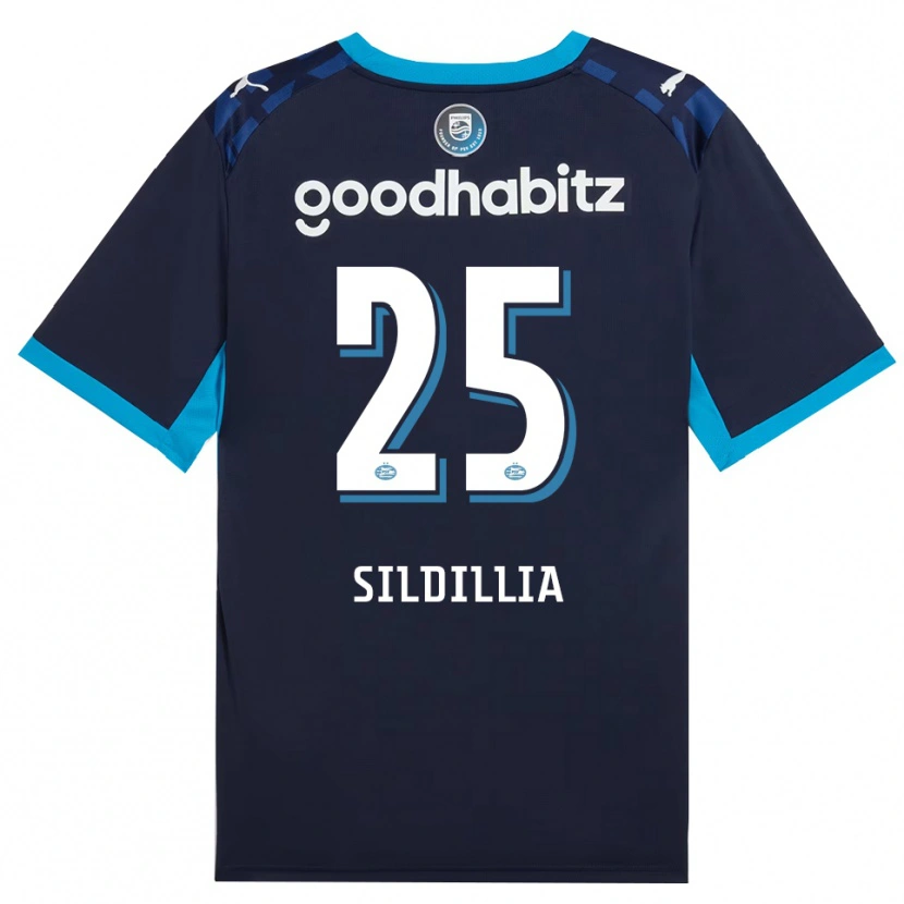 Danxen Męski Kiliann Sildillia #25 Niebieski Królewski Niebieski Trzeci Komplet Koszulka 2026/27 Koszulki Klubowe