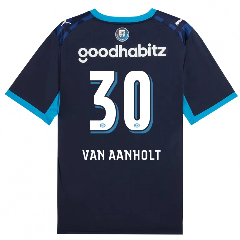 Danxen Męski Patrick Van Aanholt #30 Niebieski Królewski Niebieski Trzeci Komplet Koszulka 2026/27 Koszulki Klubowe