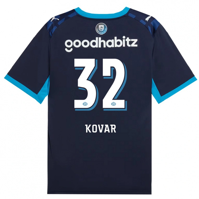 Danxen Męski Matej Kovar #32 Niebieski Królewski Niebieski Trzeci Komplet Koszulka 2026/27 Koszulki Klubowe