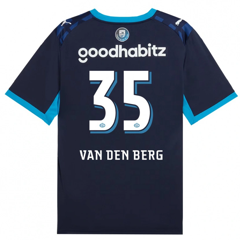 Danxen Męski Joël Van Den Berg #35 Niebieski Królewski Niebieski Trzeci Komplet Koszulka 2026/27 Koszulki Klubowe