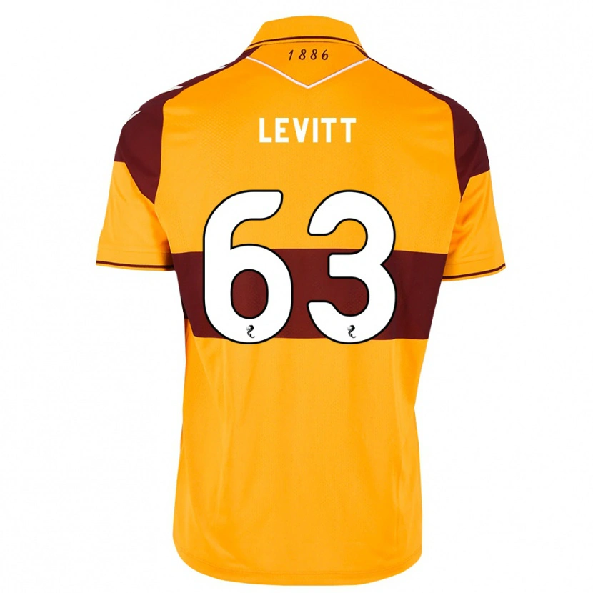 Danxen Męski Dylan Levitt #63 Bordowy Pomarańczowy Domowa Koszulka 2026/27 Koszulki Klubowe