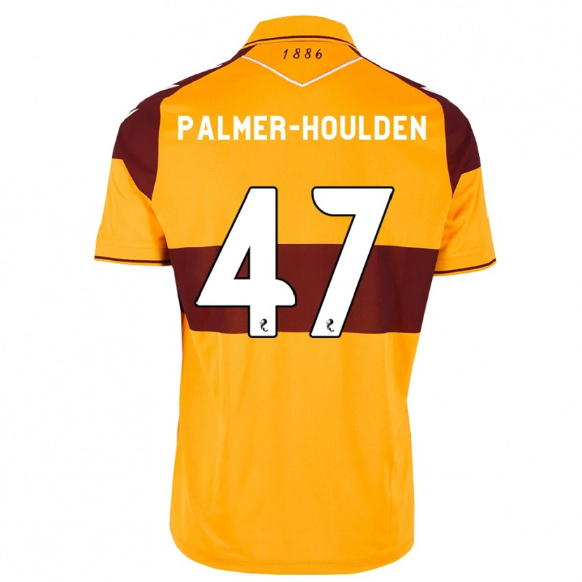 Danxen Męski Seb Palmer-Houlden #47 Bordowy Pomarańczowy Domowa Koszulka 2026/27 Koszulki Klubowe