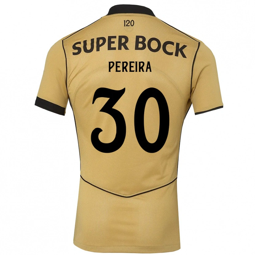 Danxen Kobiety Kaique Pereira #30 Goldenrod Czarny Wyjazdowa Koszulka 2026/27 Koszulki Klubowe