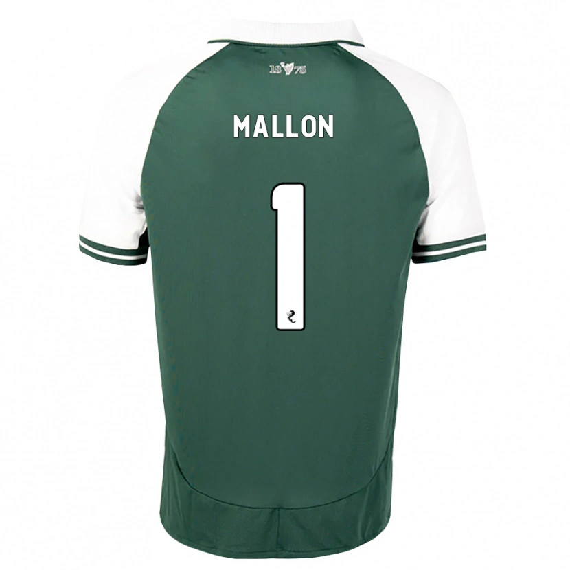 Danxen Kobiety Ryan Mallon #1 Zielony Morze Biały Domowa Koszulka 2026/27 Koszulki Klubowe