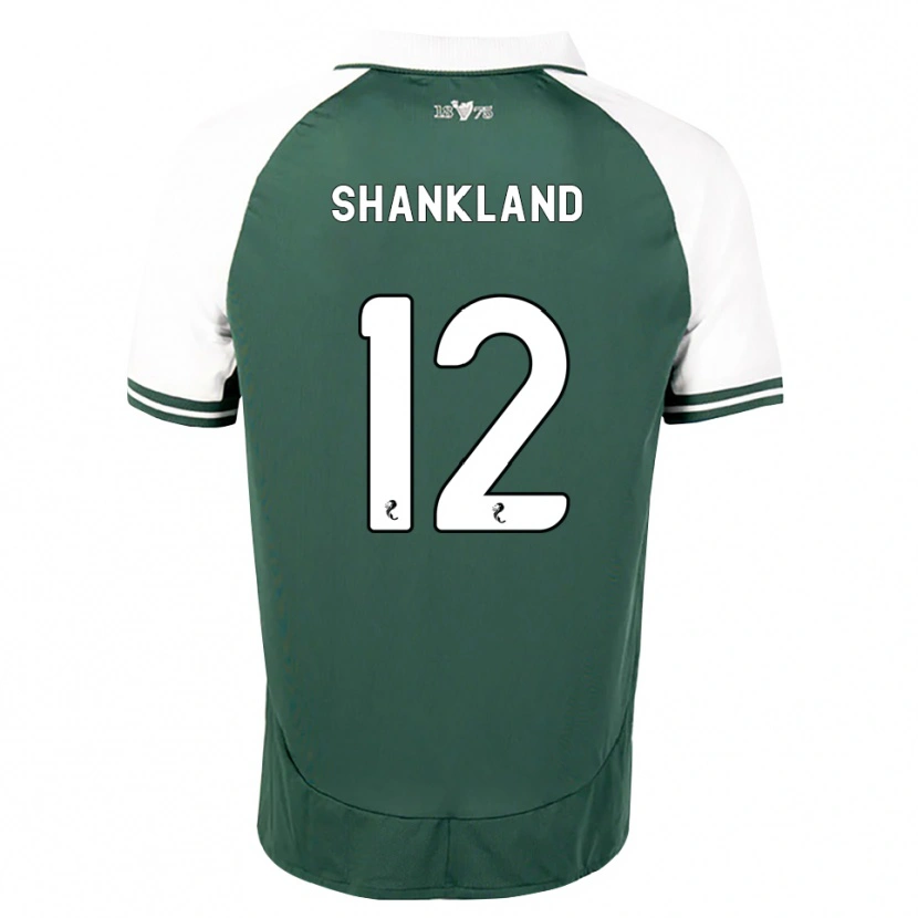 Danxen Kobiety Cole Shankland #12 Zielony Morze Biały Domowa Koszulka 2026/27 Koszulki Klubowe
